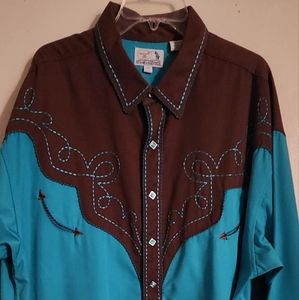 Panhandle Slim embroidered western shirt 2xl